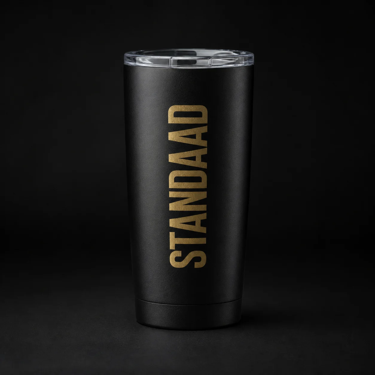 Standaad Black & Gold Tumbler